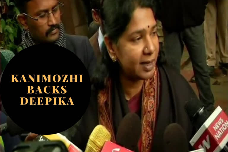 DMK lawmaker Kanimozhi