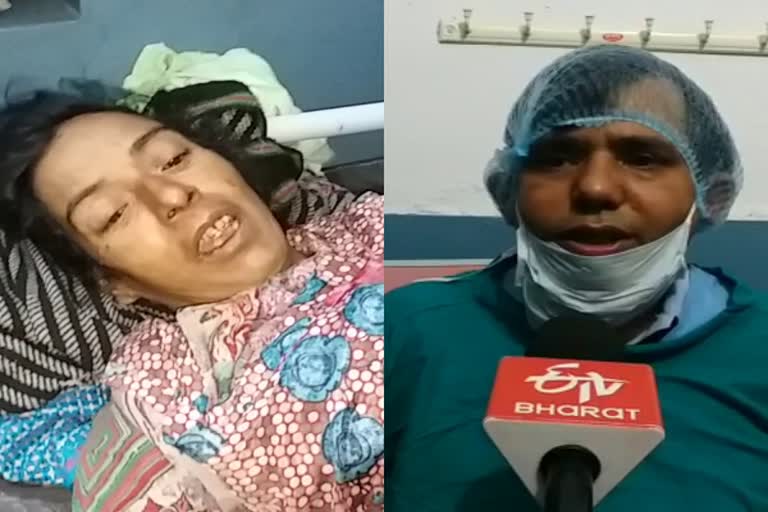 महिला का डॉक्टर पर आरोप, woman accused the doctor