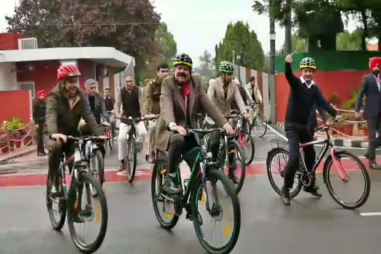 governor vp singh badnor reached office by cycle