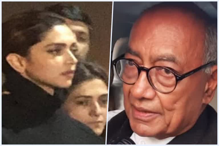 digvijay singh supported deepika