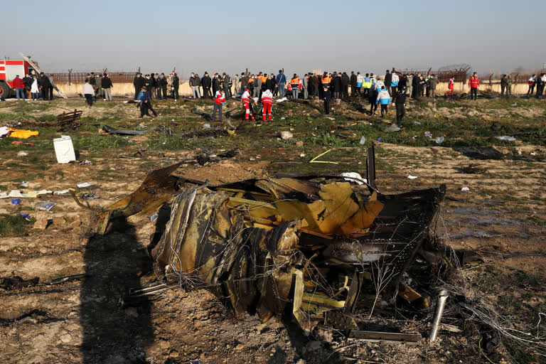 Ukrainian airplane carrying 176 people crashed on Wednesday.