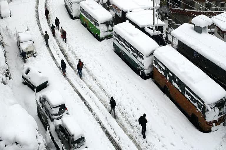 heavy snowfall in himachal pradesh