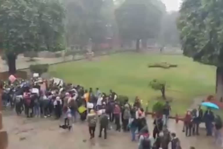 Students of St Stephens College boycott classes to protest against CAA, JNU violence