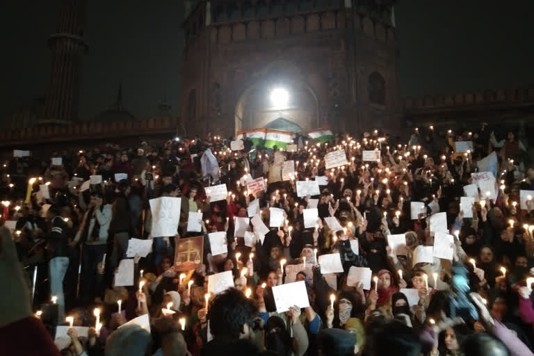 candle march against caa