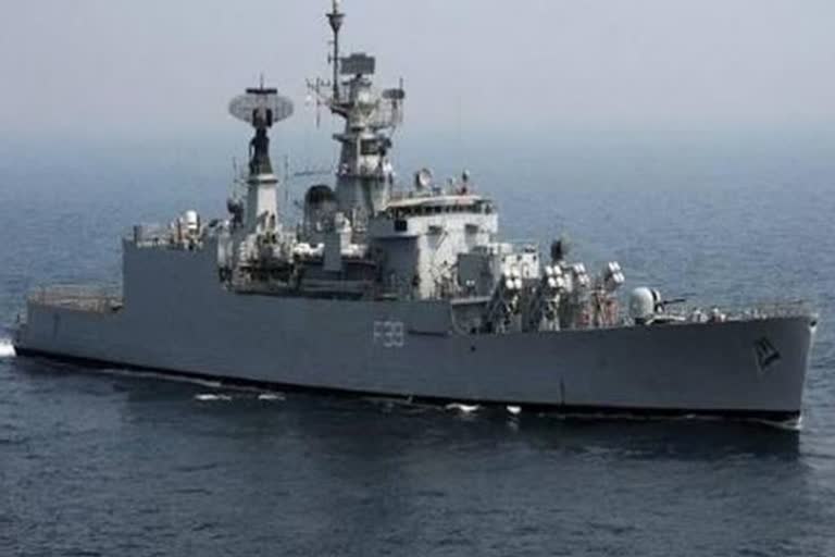 India warships deployed in the Gulf