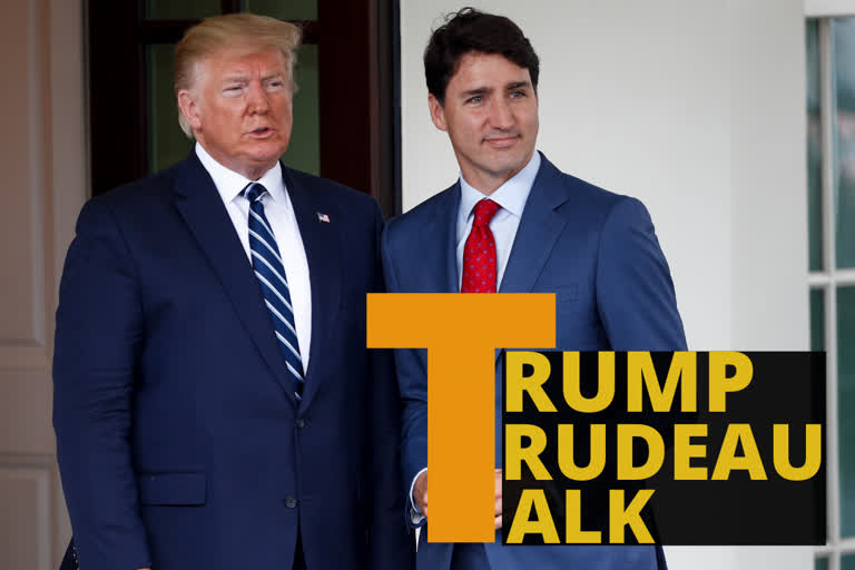 Canadian Prime Minister Justin Trudeau and US President Donald Trump