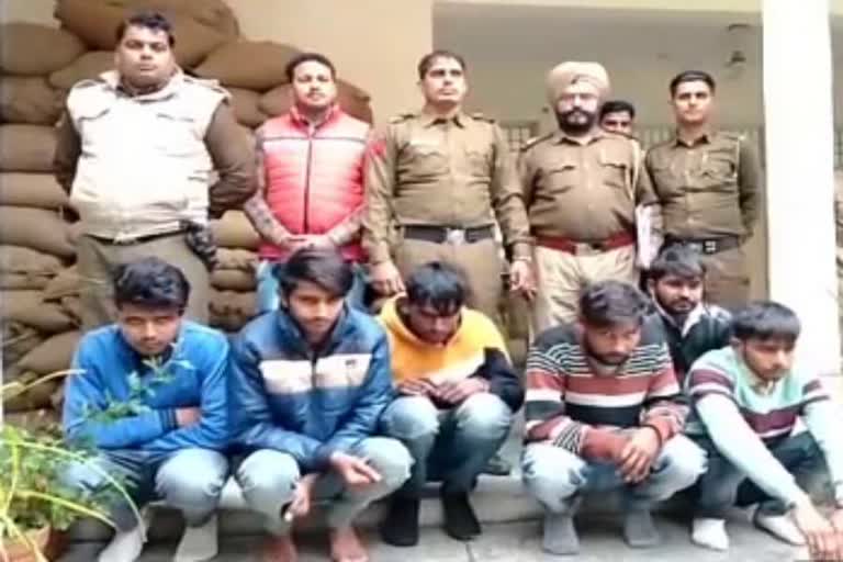 Karnal police arrested 6 thieves in Indri