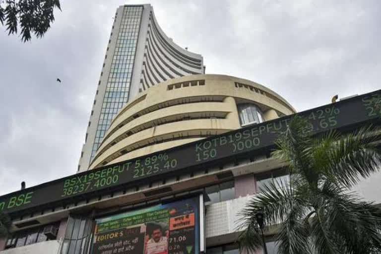 Sensex jumps 500 points, Nifty near 12,200