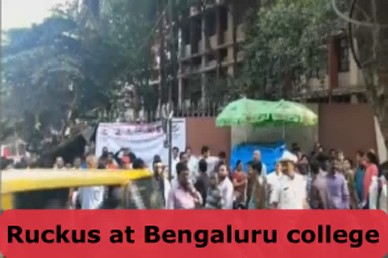 BJP workers create ruckus at Bengaluru college during pro-CAA campaign