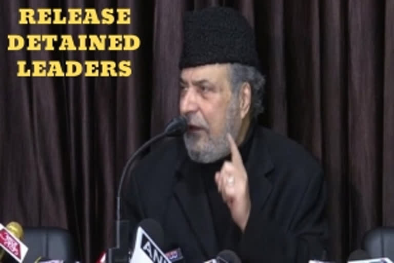 PDP leader Muzaffar Hussain Baig demands release of detained leaders in J-K