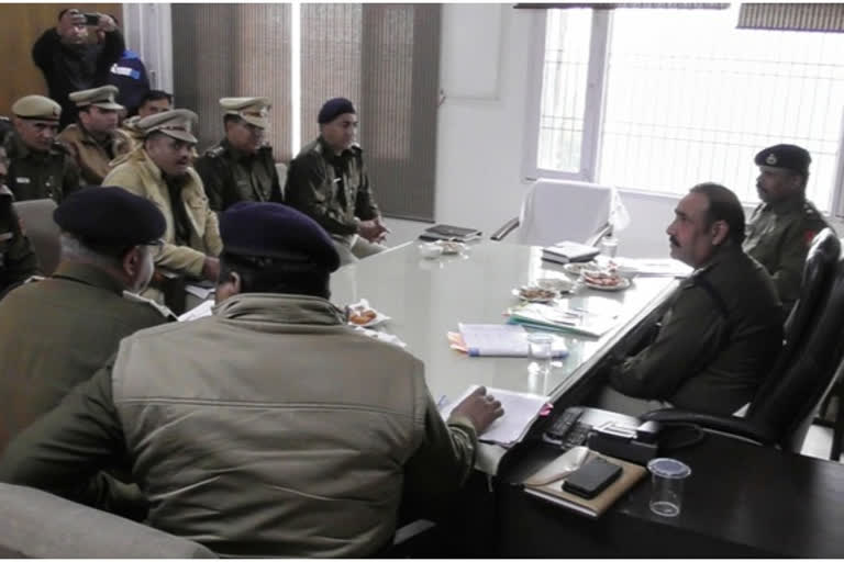 Interstate Coordination Meeting of Jhajjar and Outer District Police