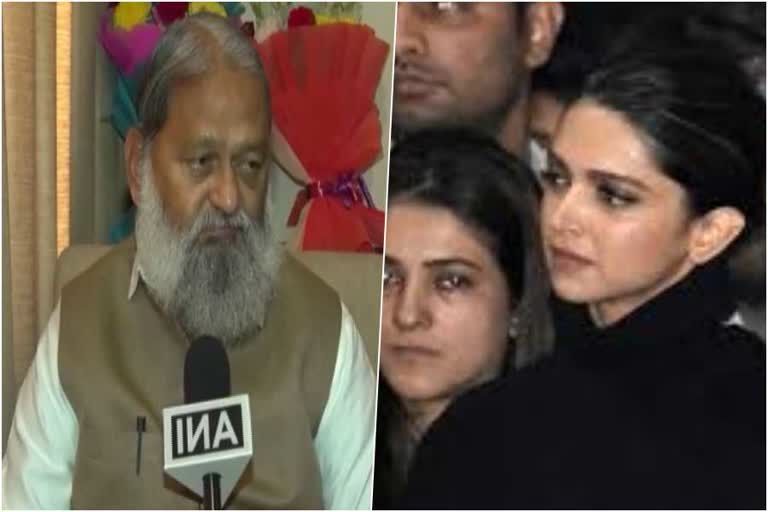 anil vij comments on deepika padukone