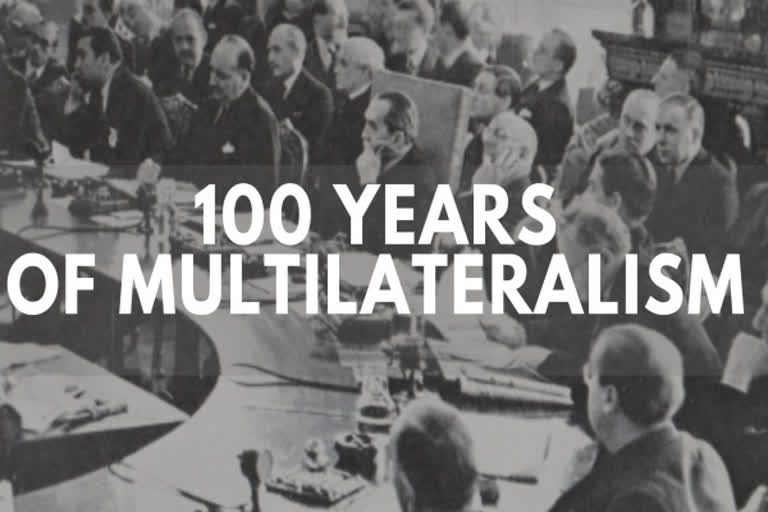 vMarking 100 years of India’s multilateral diplomacy