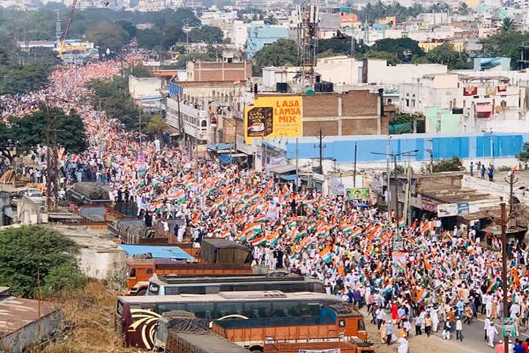 Thousands gather for Tiranga rally in Hyderabad