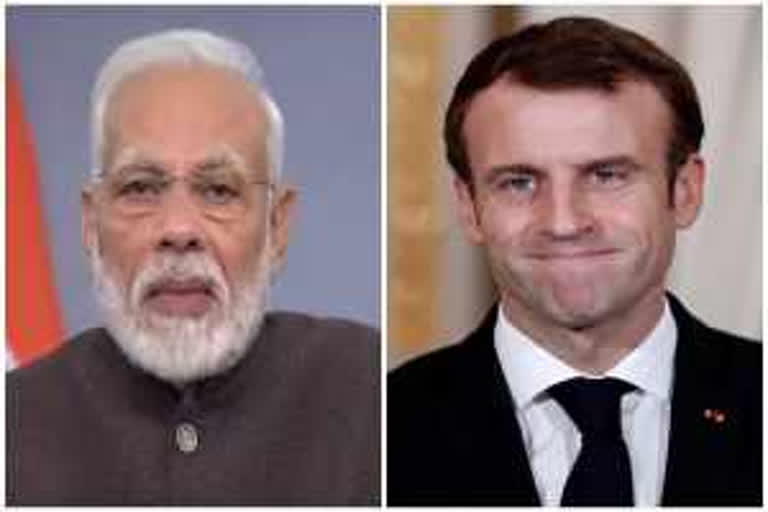 Modi, Macron discuss bilateral issues, global situation