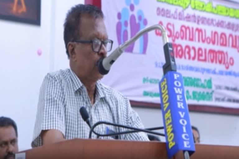 വീട് എന്ന സാധാരണക്കാരന്‍റെ സ്വപ്‌നം യാഥാർഥ്യമാക്കാൻ ലൈഫ് പദ്ധതിയിലൂടെ സാധിച്ചു  ജി വേണുഗോപാൽ  Life plan made possible for the common man's dream of home: G Venugopa