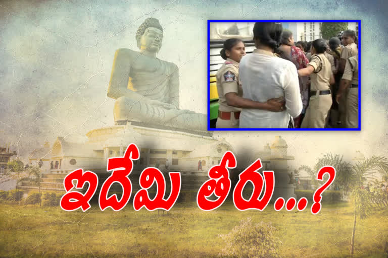 police asking amaravthi about their caste