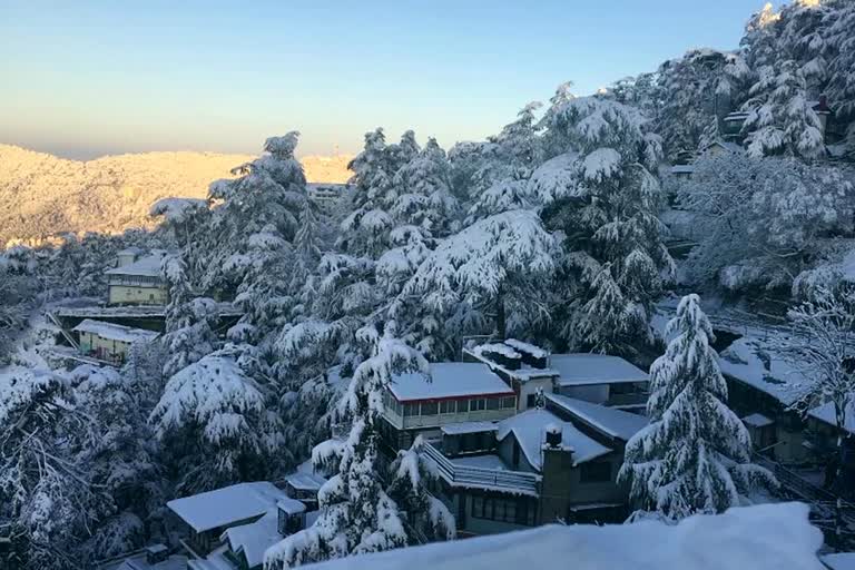 people face problems due to snowfall in Sirmour