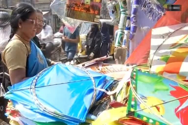 kite festival organised in nandurbar