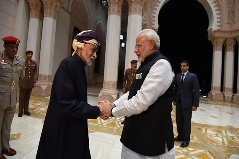 Prime Minister Narendra Modi and Omani Sultan Qaboos bin Said Al.(File Photo)