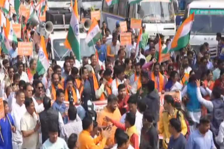 caa support foot rally, angul latest news, bjp's foot rally in angul, ଅନୁଗୋଳ ଲାଟେଷ୍ଟ ନ୍ୟୁଜ୍‌, ଅନୁଗୋଳରେ ବିଜେପିରେ ପଦଯାତ୍ରା, ସିଏଏ ସମର୍ଥନରେ ପଦଯାତ୍ରା