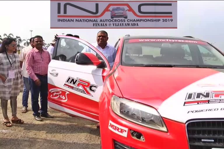 Indian national auto cross firals at vijayawada