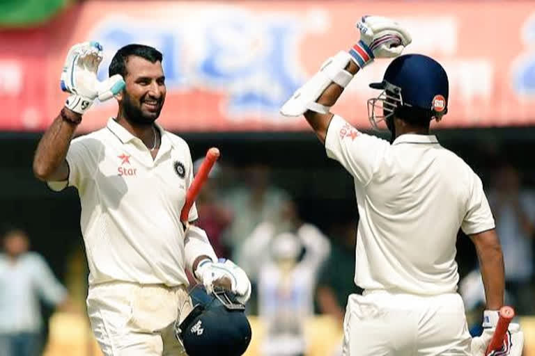 Pujara unbeaten ton