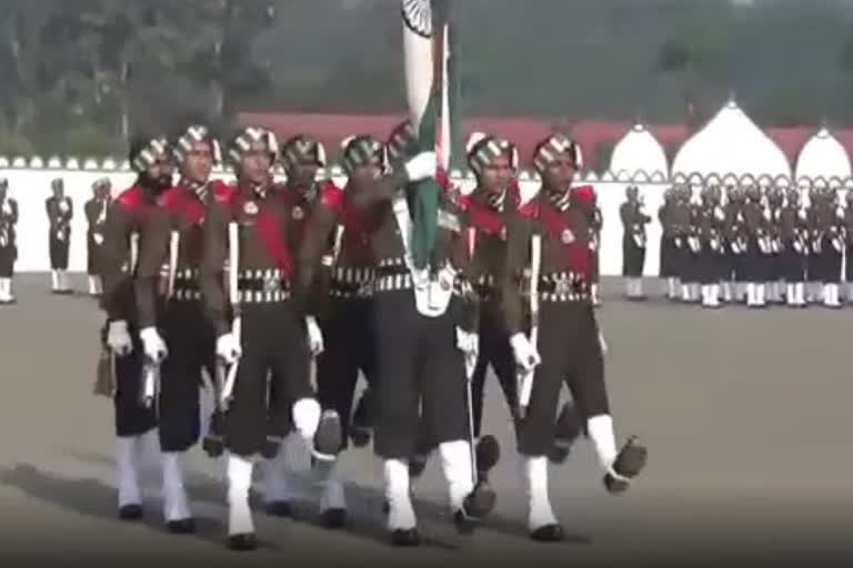 370 soldiers took oath in passing out parade in ramgarh sikh regiment