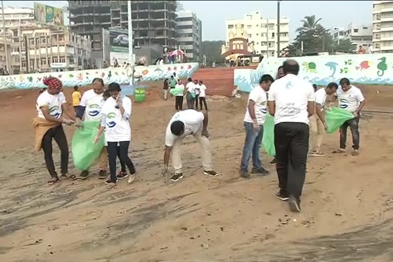 beach cleaning in vizag