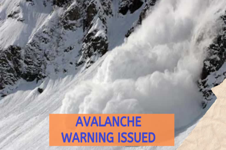 Avalanche warning issued in five Himachal districts