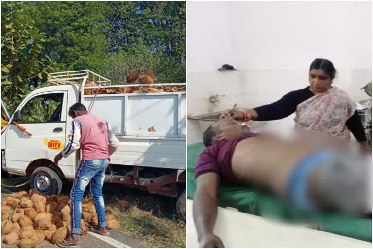 Chaibasa Police, Road accident in Chaibasa, Chaibasa Sadar Hospital, चाईबासा पुलिस, चाईबासा में सड़क हादसा, चाईबासा सदर अस्पताल