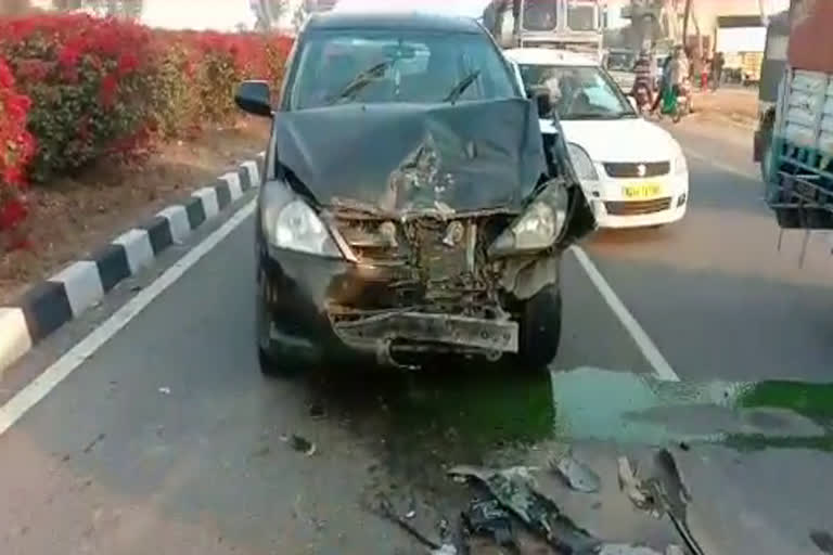 जयपुर की खबर, collision of vehicles