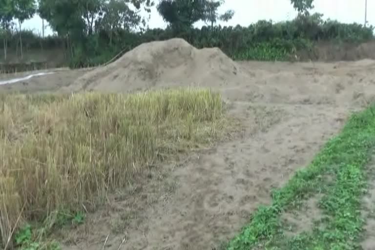 Illegal sand mafia in Karimganj