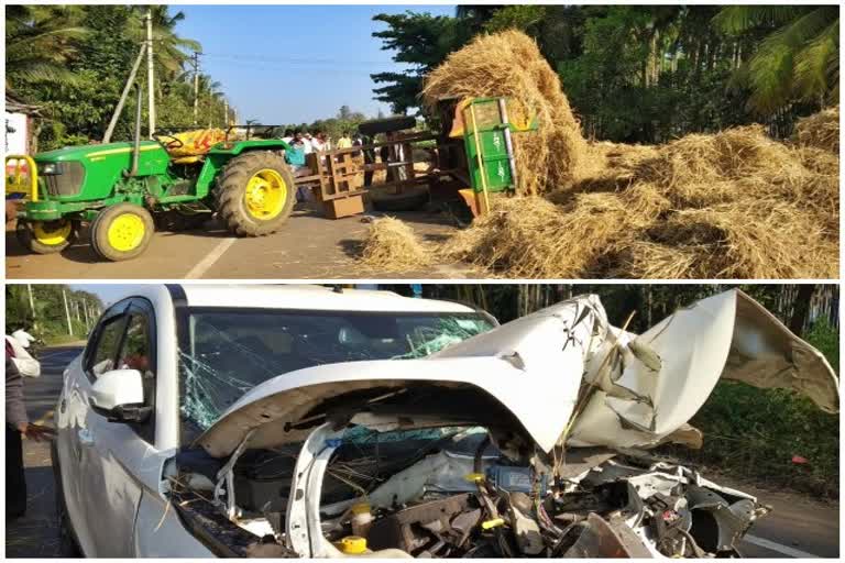 Accident Between Tractor and Car