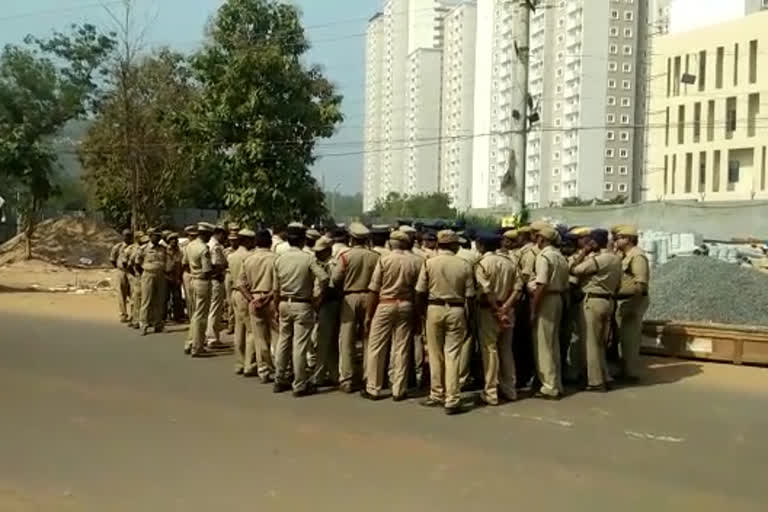 tension situation in narasarao peta due to chandrababu tour