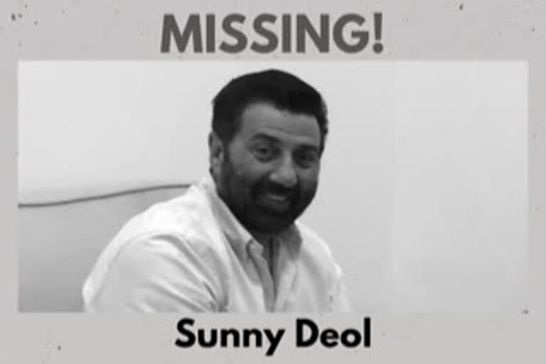 Actor turned politician Sunny Deol missing!