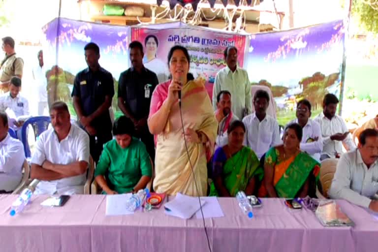 minister satyavathi rathode visited balapala village in mahabubabad district