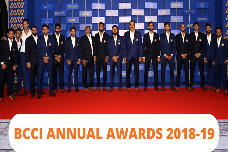 BCCI ANNUAL AWARDS 2018-19 - LIST OF WINNERS, BCCI ANNUAL AWARDS 2018-19