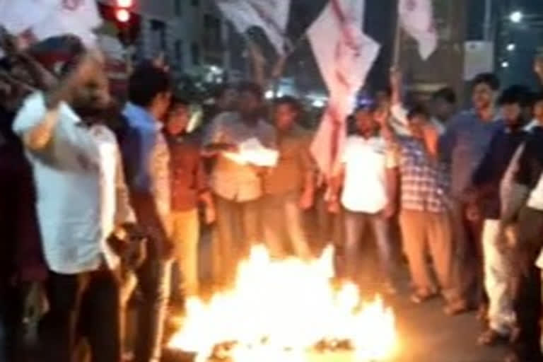 janasena fire on kakinada city mla