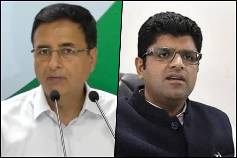 randeep surjewala tweet on dushyant chautala