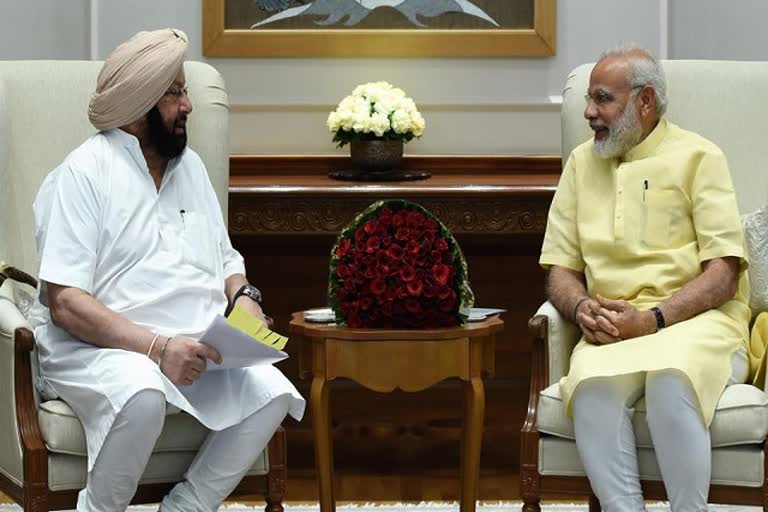 Captain writes to PM Modi for the 400th Prakash Purab celebrations of Sri Guru Tegh Bahadur ji