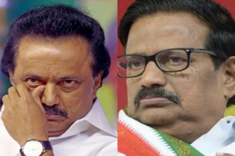 dmk - Congress alliance issue