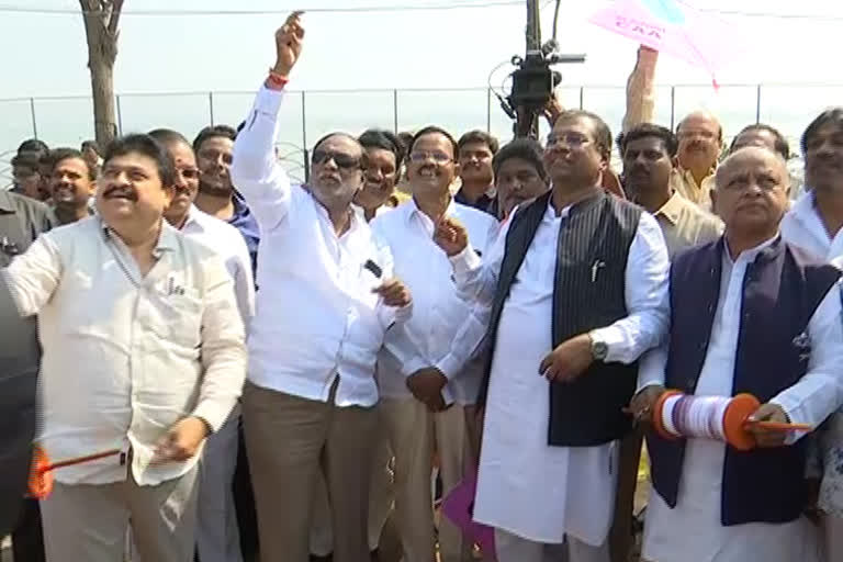 bjp kite festival in hyderbad