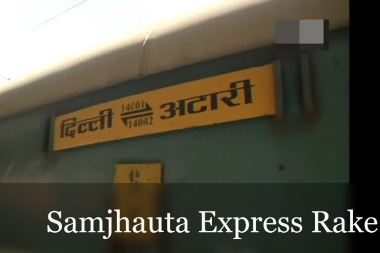 India asks Pakistan to return its Samjhauta Express rake