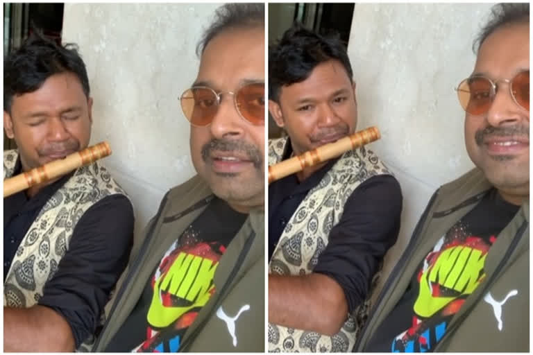 Shankar Mahadevan Share video of fluet artist from asam