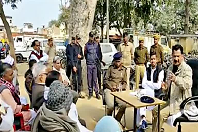 Bharatpur police arising question, भरतपुर में पुलिस की कार्य प्रणाली पर सवाल