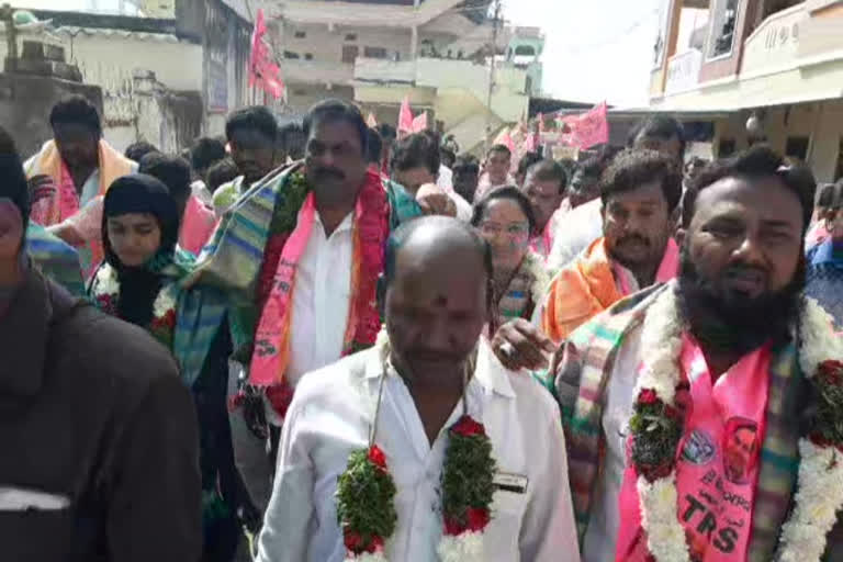 muncipal elections compaign in bandlaguda