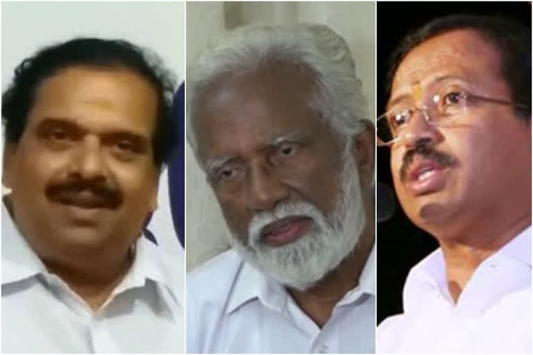 Muralidhara group  reorganization of district presidents  തിരുവനന്തപുരം  ജില്ലാ പ്രസിഡന്‍റുമാരുടെ പുനസംഘടന  മുരളീധര പക്ഷം  കുമ്മനം