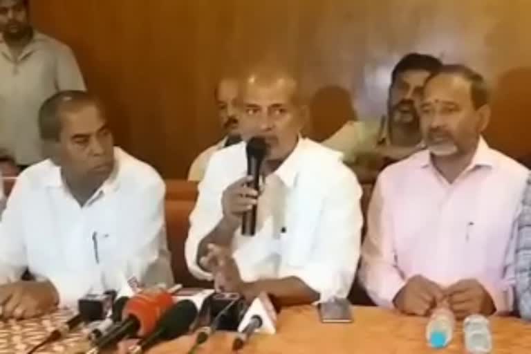 ಮಾಜಿ ಸಚಿವ ಸಾ.ರಾ.ಮಹೇಶ್ ಸುದ್ದಿಗೋಷ್ಠಿ, Former Minister Mahesh Pressmeet in Mysore