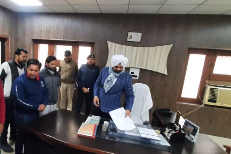 Sports Minister Sandeep Singh surprise inspection